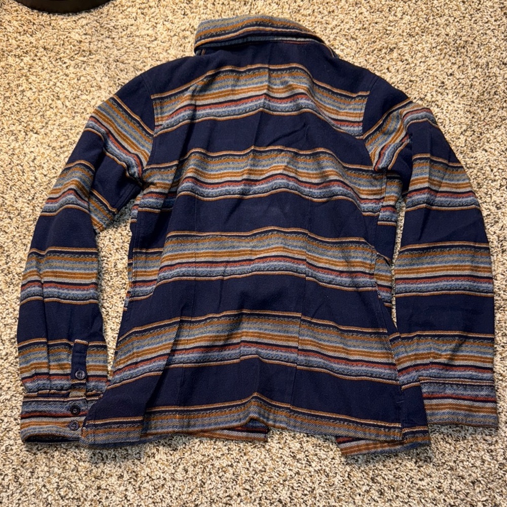 Patagonia Midweight Fjord Flannel Button-Up Shirt Women’s 8 EUC - Picture 5 of 5